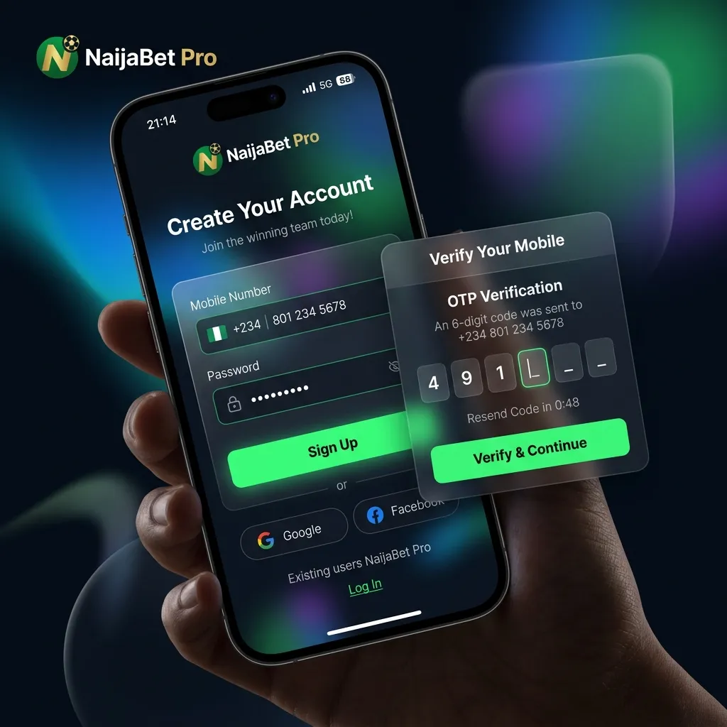 NaijaBet Pro Registration: Step-by-Step Profile Activation Guide Verification Preview